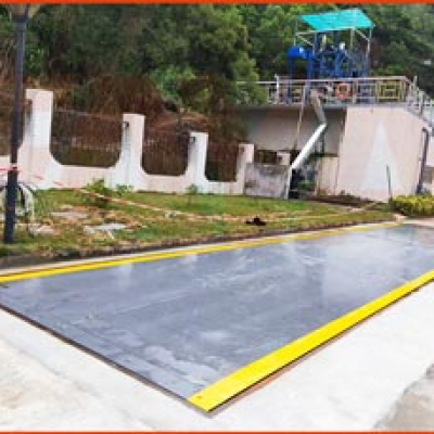 深水龙岗污水处理有限公司地磅项目施工案例--2019年6月19日